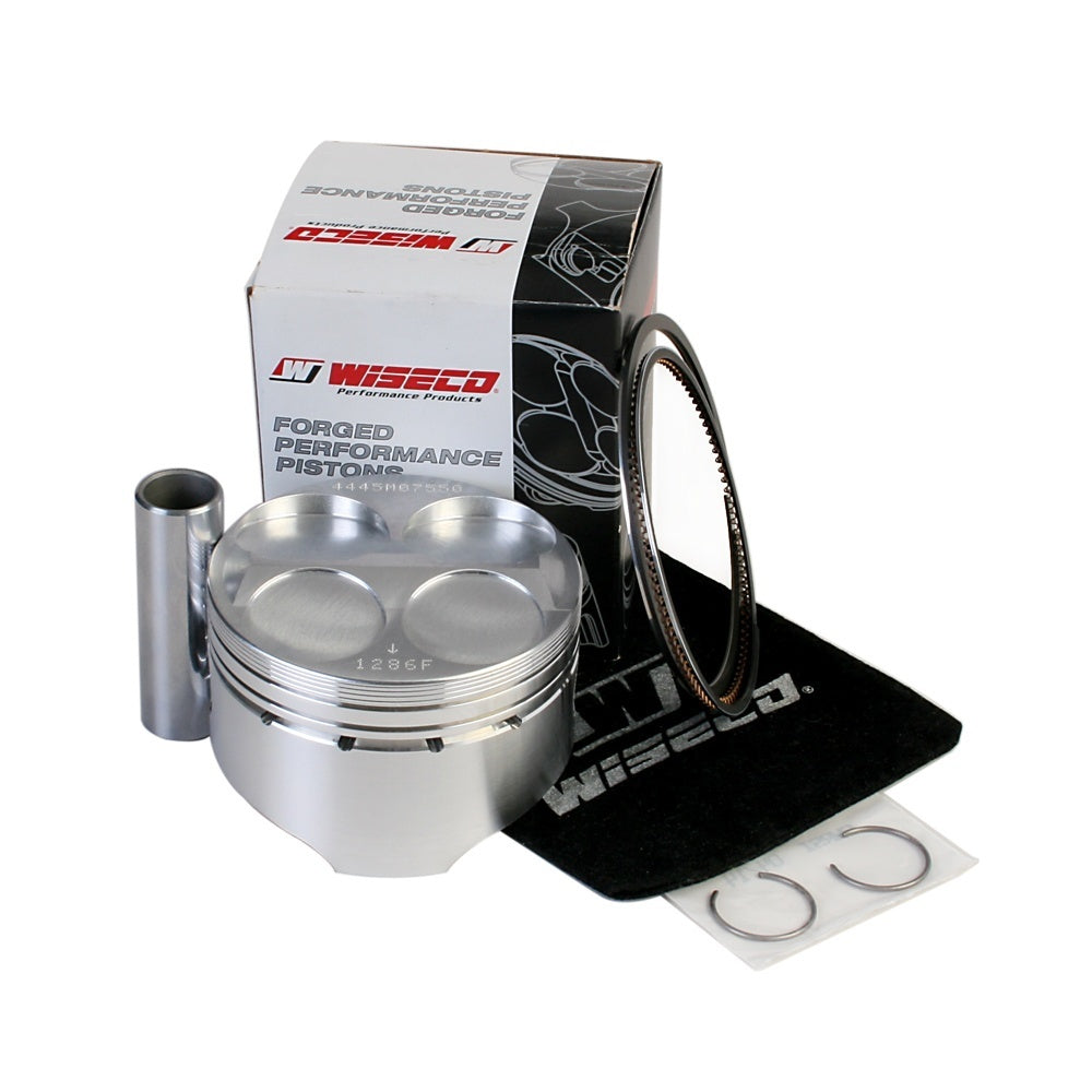 WISECO Piston Kit (inc Rings, Pin, Clips) For KAWASAKI ZX-10 ZX1000 W-4445M07550