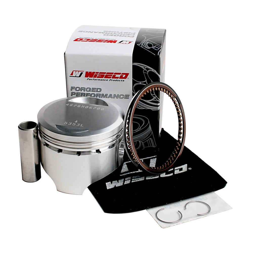 New WISECO Piston Kit (inc Rings, Pin, Clips) For KAWASAKI KLF220 W-4670M06700