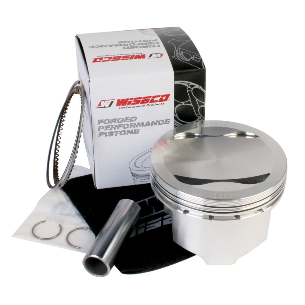 WISECO Piston Kit (inc Rings, Pin, Clips) For YAMAHA XT350, TT350 W-4674M08600
