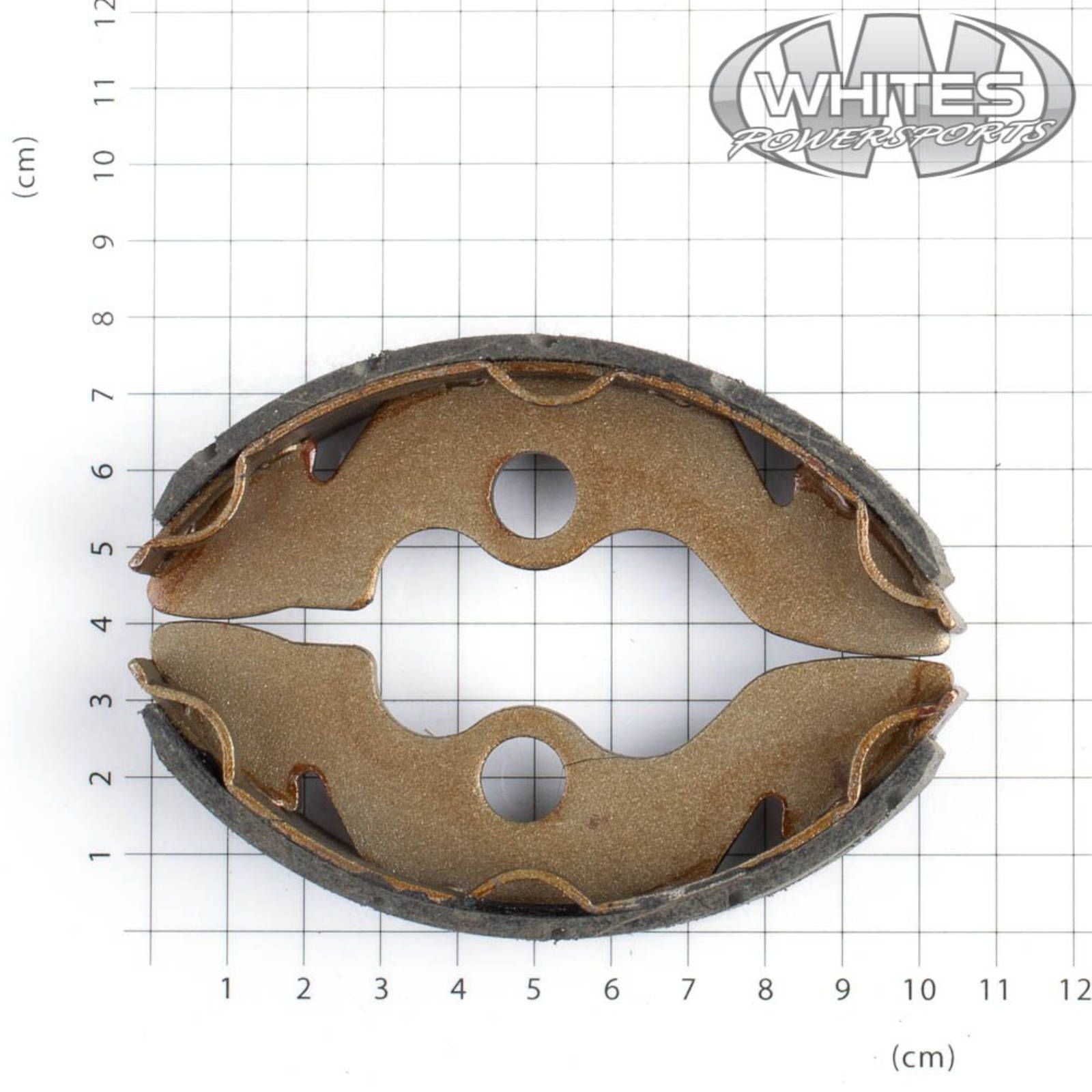 New WHITES Motorcycle Brake Shoes - Water Groove #WPBS39185