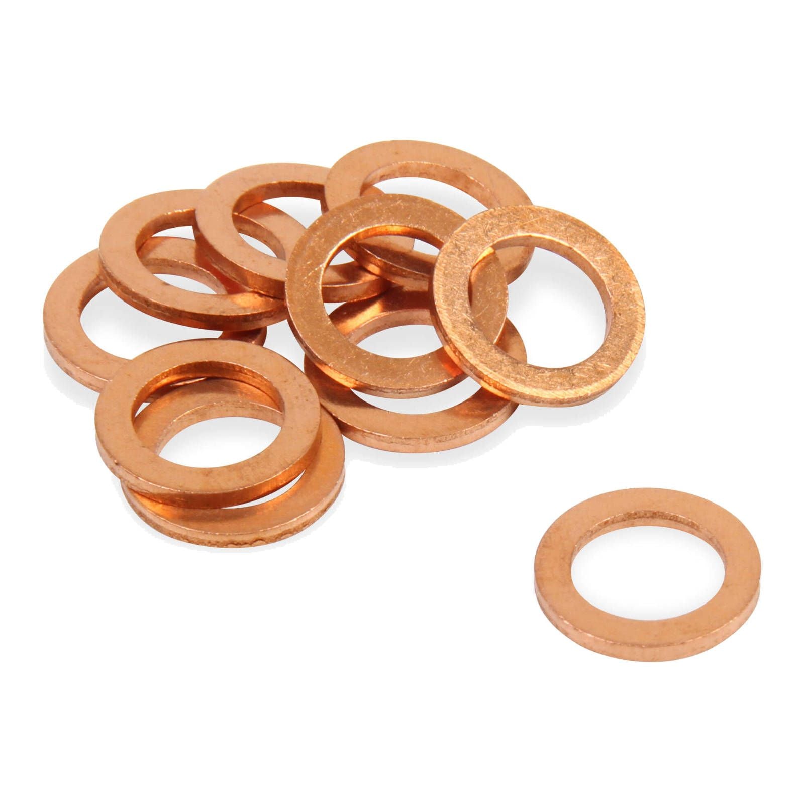 New WHITES Crush Washer Copper - 6 x 11 x 1 (100 Pack) #WPCWC6111