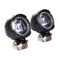 New WHITES LED Light 60mm Lens - Pair - Osram LED With Harness #WPEL60P | Australian Moto Spares