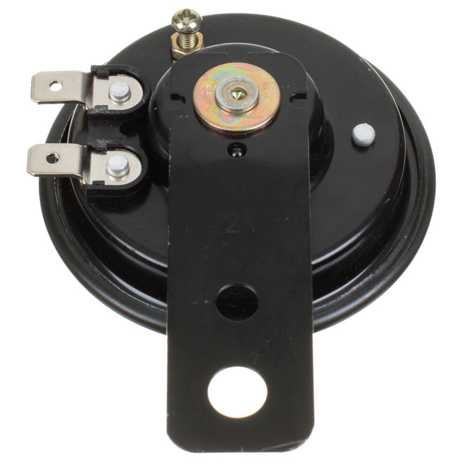 New WHITES Motorcycle Horn 12V 400Hz 66mm - Black #WPELHZH031